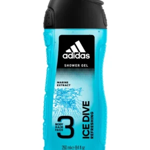 Ice Dive 3in1 Body Hair and Face Shower Gel By Adidas